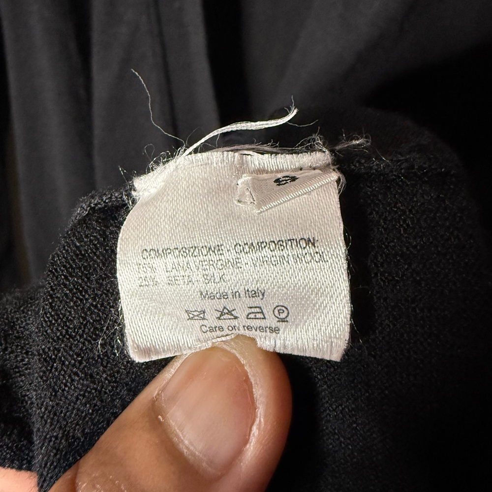 Yves Saint Laurent black Knitwear cardigan - Picture 6 of 6